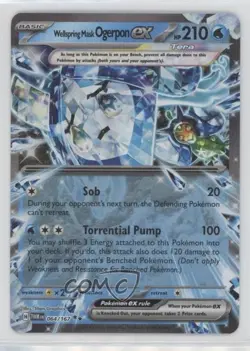 Wellspring Mask Ogerpon ex Pokemon Scarlet & Violet: Twilight Masquerade TWM - Image 1