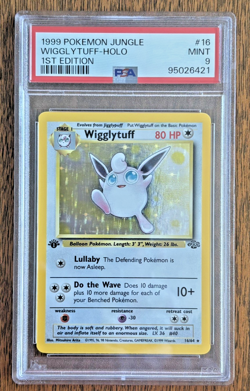 Wigglytuff - Pokemon Jungle 1st Edition Holo (16/64) - PSA9 Mint - 1999 WOTC - Image 1