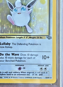 Wigglytuff - Pokemon Jungle 1st Edition Holo (16/64) - PSA9 Mint - 1999 WOTC - Image 4