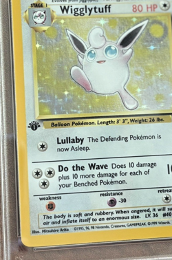 Wigglytuff - Pokemon Jungle 1st Edition Holo (16/64) - PSA9 Mint - 1999 WOTC - Image 5