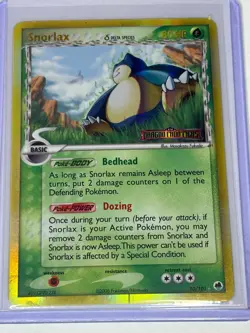 Snorlax [Reverse Holo] #10 Pokemon Dragon Frontiers MINT! - Image 1