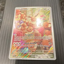 Pokemon TCG Eevee Illustration Rare Holo Twilight Masquerade 188/167 English - Image 2