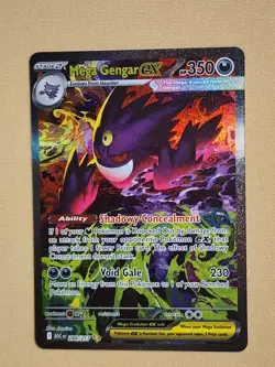 Pokemon Mega Gengar EX Full Art Holo Rare 284/217 ASC EN 350 HP 230 Power - Image 1