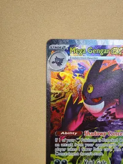 Pokemon Mega Gengar EX Full Art Holo Rare 284/217 ASC EN 350 HP 230 Power - Image 4