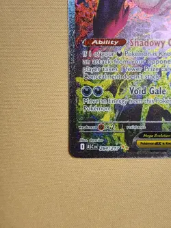 Pokemon Mega Gengar EX Full Art Holo Rare 284/217 ASC EN 350 HP 230 Power - Image 5