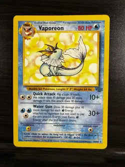 Pokemon TCG | Vaporeon - 28/64 | Jungle Rare | HP - Image 1