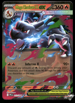 2025 Near Mint Pokemon Mega Charizard X ex 013/094 Phantasmal Flames - Image 1