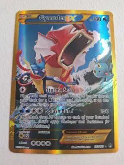 Pokemon TCG Gyarados EX 123/122 XY Breakpoint 2016 Secret Full Art Ultra Rare - Image 1