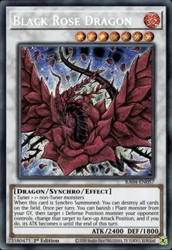 Black Rose Dragon - Secret Rare 1st Edition RA04-EN057 - NM - YuGiOh - Image 1