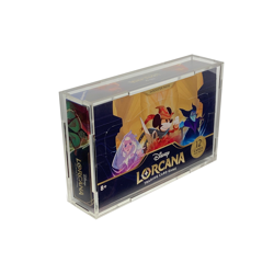 2 PACK Acrylic Display Case for Disney Lorcana The First Chapter Booster box - Image 2