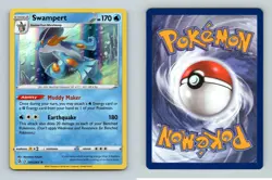 Swampert #64/264 SWSH Fusion Strike Rare Holo Pokemon 2021 TCG Card - Image 1