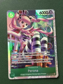 One Piece Card Game THE AZURE SEA'S SEVEN - PERONA SR OP14-033 ENGLISH CCG - Image 1
