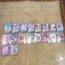 Pokemon TCG Holo V Lot 18 Cards Lapras Eevee Mew Honchkrow Arcanine - Image 1