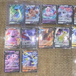 Pokemon TCG Holo V Lot 18 Cards Lapras Eevee Mew Honchkrow Arcanine - Image 2