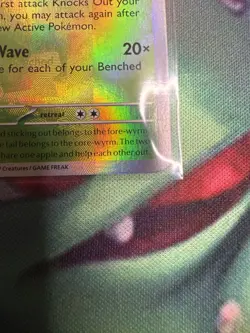 ✨EXTREME Texture Shift ERROR Pokemon Card Dipplin Pokeball Prismatic Evolutions✨ - Image 5