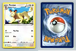 Persian #200/264 SWSH Fusion Strike Uncommon Pokemon 2021 TCG Card - Image 1