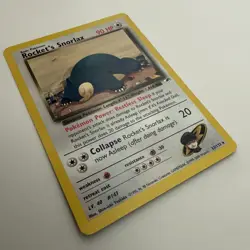 Rocket's Snorlax Gym Heroes 33/132 Rare Pokemon Card - Image 3