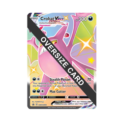 Pokemon Crobat VMAX SWSH099 Jumbo Card - Image 1