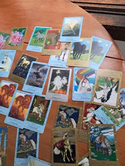 Bella Sara Lot Of Cards Foils Shiny Non Foils W/ Binder - Image 3
