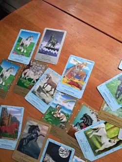 Bella Sara Lot Of Cards Foils Shiny Non Foils W/ Binder - Image 5