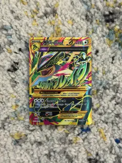 M Rayquaza EX Shiny Full Art Holo Card 98/98 XY-Ancient Origins 2015 - Image 1