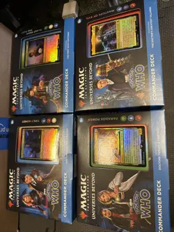 Magic the Gathering Universes Beyond Doctor Who Commander Decks 4 Decks - Image 2