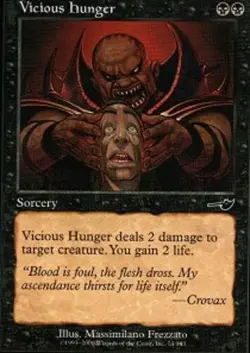 Vicious Hunger x1 - Nemesis - NM-Mint, English - Nemesis - Image 1