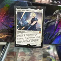 Magic the Gathering Final Fantasy Cloud Midgar Mercenary - Image 1