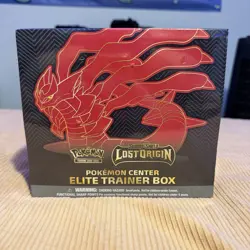 Sword & Shield Lost Origin Pokemon Center ETB New Factory Sealed W Small Tear - Image 1