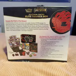 Sword & Shield Lost Origin Pokemon Center ETB New Factory Sealed W Small Tear - Image 3