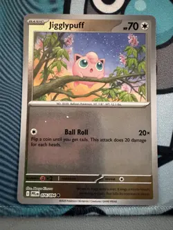 Me02: Phantasmal Flames Pokemon TCG Jigglypuff 76/94 Reverse Holo - Image 1