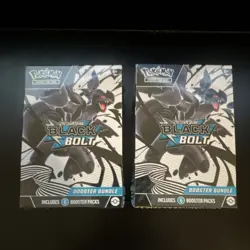 Pokemon TCG Black Bolt Booster Bundles, Set of 2 New & Sealed - Image 1
