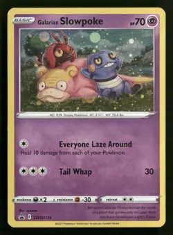 Galarian Slowpoke SWSH126 SWSH Pokemon TCG Holo - Image 1