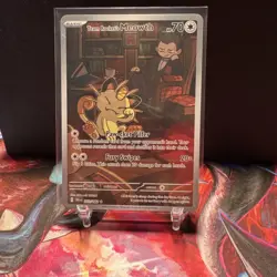 2025 Pokemon Destined Rivals Team Rocket's Meowth #203/182 - Image 1