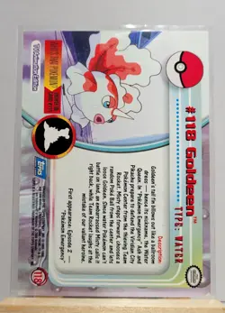2000 Topps Pokemon TV Animation Series #118 Goldeen - Image 2