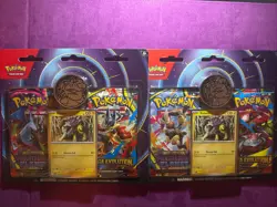 2 Pokemon Mega Evolution & Phantasmal Flames 2 Pack Blister Raikou - Sealed New - Image 1