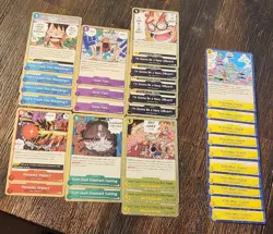 One Piece TCG OP11: A Fist of Divine Speed Bulk Lot x707- 96 Rare, 22 Leaders - Image 3