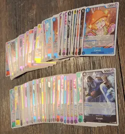 One Piece TCG OP11: A Fist of Divine Speed Bulk Lot x707- 96 Rare, 22 Leaders - Image 4
