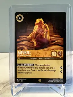 Disney Lorcana Rapunzel - Gifted with Healing EN-1 18/204 Legendary - Image 1