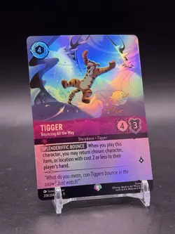 Tigger - Bouncing All the Way EPIC 208/204 Winterspell HOLOFOIL Disney Lorcana - Image 1