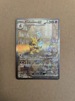 Alakazam 201/165 SIR Special Illustration Rare S&V 151 English Pokemon Card NM - Image 2