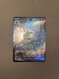 Alakazam 201/165 SIR Special Illustration Rare S&V 151 English Pokemon Card NM - Image 3