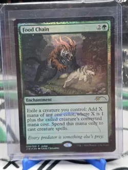 Magic MTG Food Chain Judge Rewards Promos Foil Card MINT/NMINT - Image 1