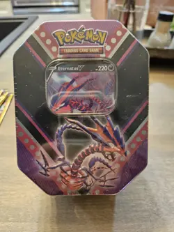 Pokemon V Powers Tin Trading Card Game EternatusV - Eternatus Tin 820650807794 - Image 1