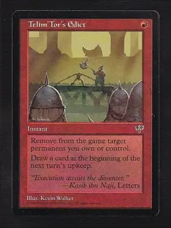 MTG Mirage Telim'Tor's Edict - Image 1