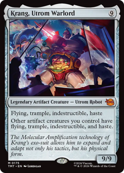 Krang, Utrom Warlord Teenage Mutant Ninja Turtles - Near Mint Foil - Image 1
