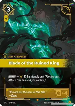 Blade of the Ruined King [SFD - 178/221] - NM [Foil] TCG Riftbound - Image 1