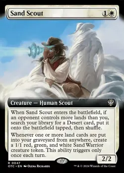 Sand Scout- Extended Art - Outlaws at Thunder Junction OTJ - NM - Image 1