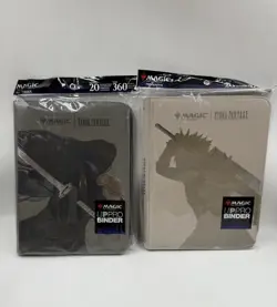 Magic the Gathering Final Fantasy Cloud And Sephiroth Ultra Pro 9-Pocket Binders - Image 1