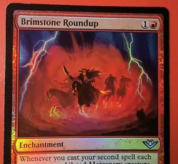 MTG: MAGIC-Brimstone Roundup OTJ MTG #0115 FOIL UNCOMMON NM Unplayed - Image 2